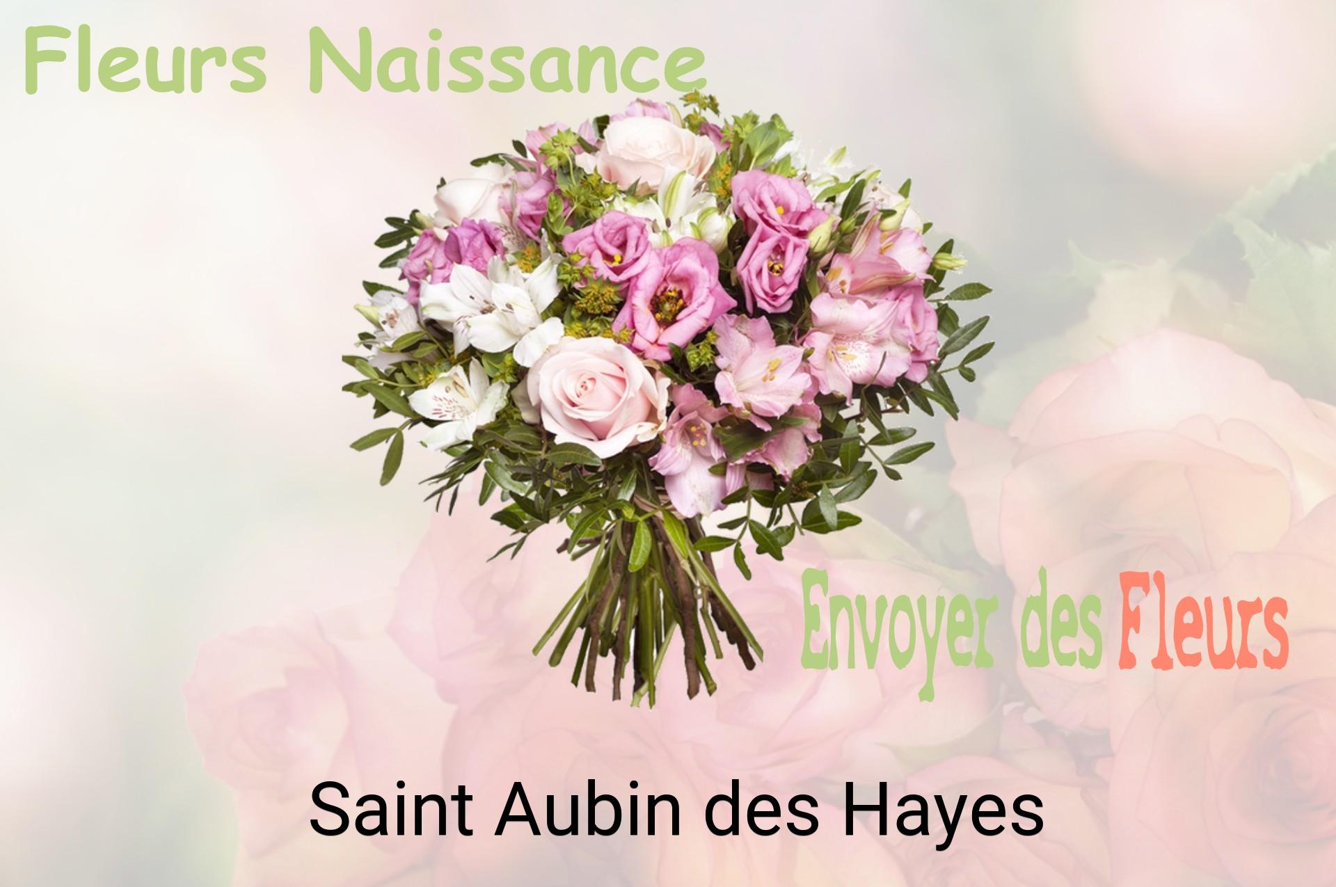 Bouquet de fleurs de naissance livré à Saint-Aubin-des-Hayes